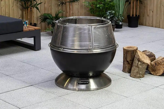 Sahara Smokeless Fire Pit Grill System