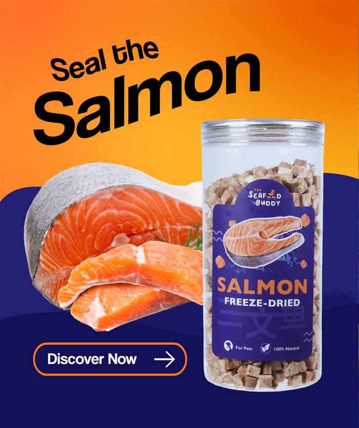 Salmon 0.8cm Bites 135G | Shinier Coat & Healthier Skin | Omega-3 Rich | Cat & Dog