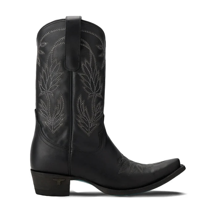 Black leather Sandaga cowboy boot for PS4