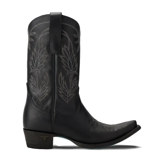 Black leather Sandaga cowboy boot for PS4