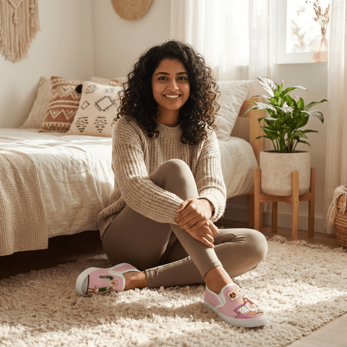 Self Love Slipons - The Quirky Naari