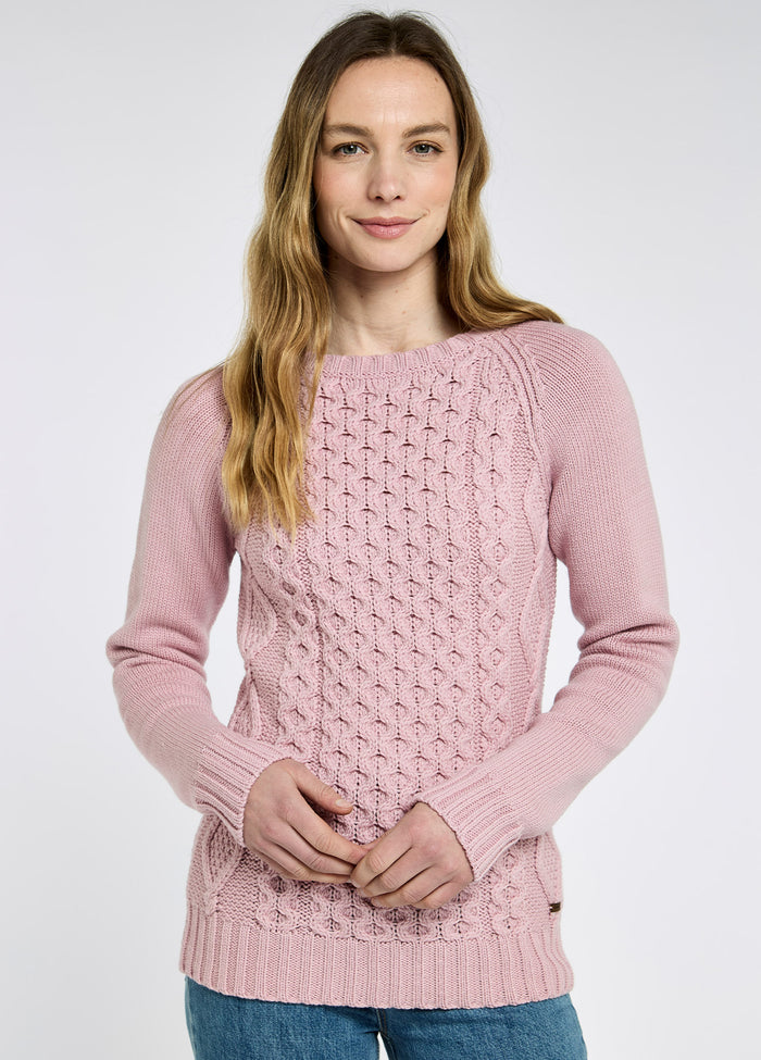 Shanley Women's Merino Sweater - Dusky Rose