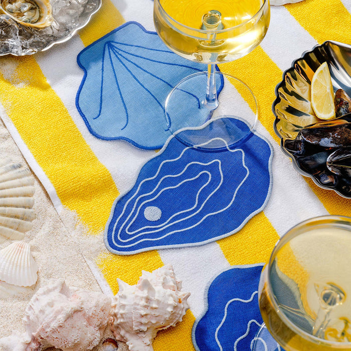 Shell Cocktail Napkins - Set Of 4