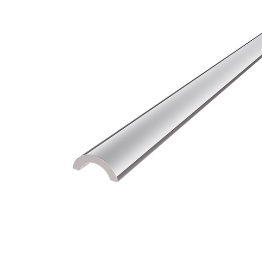Shower Screen Door Water Bar Floor Seal Antirust, Aluminium Chrome Strip - Image 1