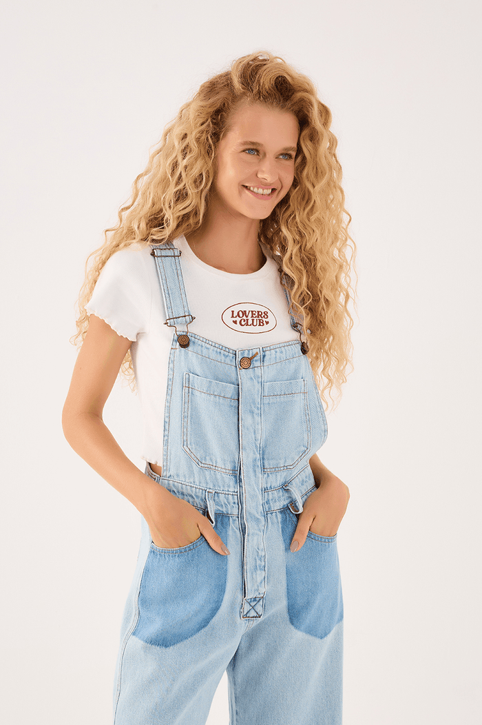 Signature-Detail Denim Overall_2