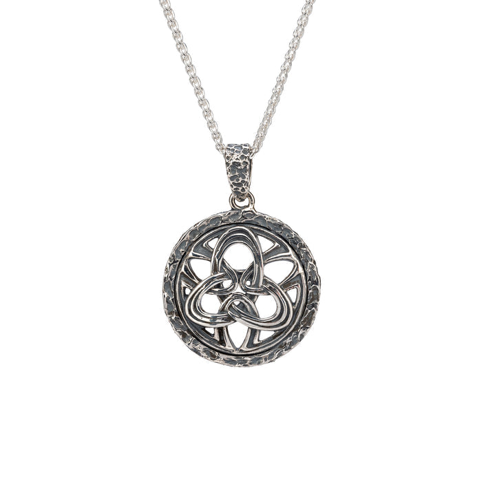 Silver Art Deco Trinity Pendant