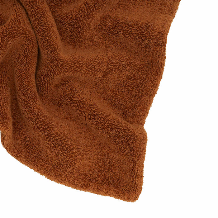 SIMPLE TERRY BATH MAT: TERRACOTTA