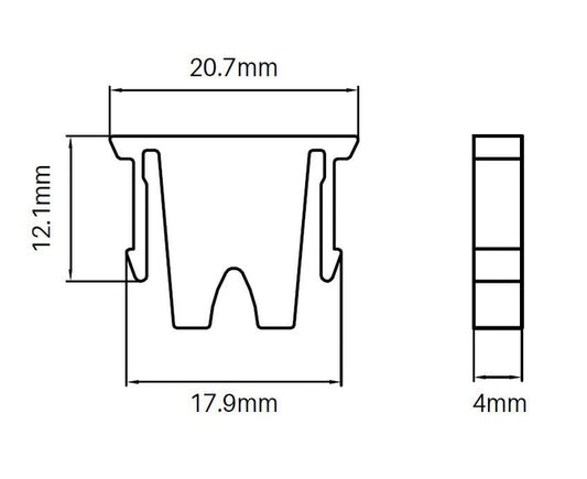 Sitting blocks - Pack of 20 for semi frameless pool fence posts - Image 2