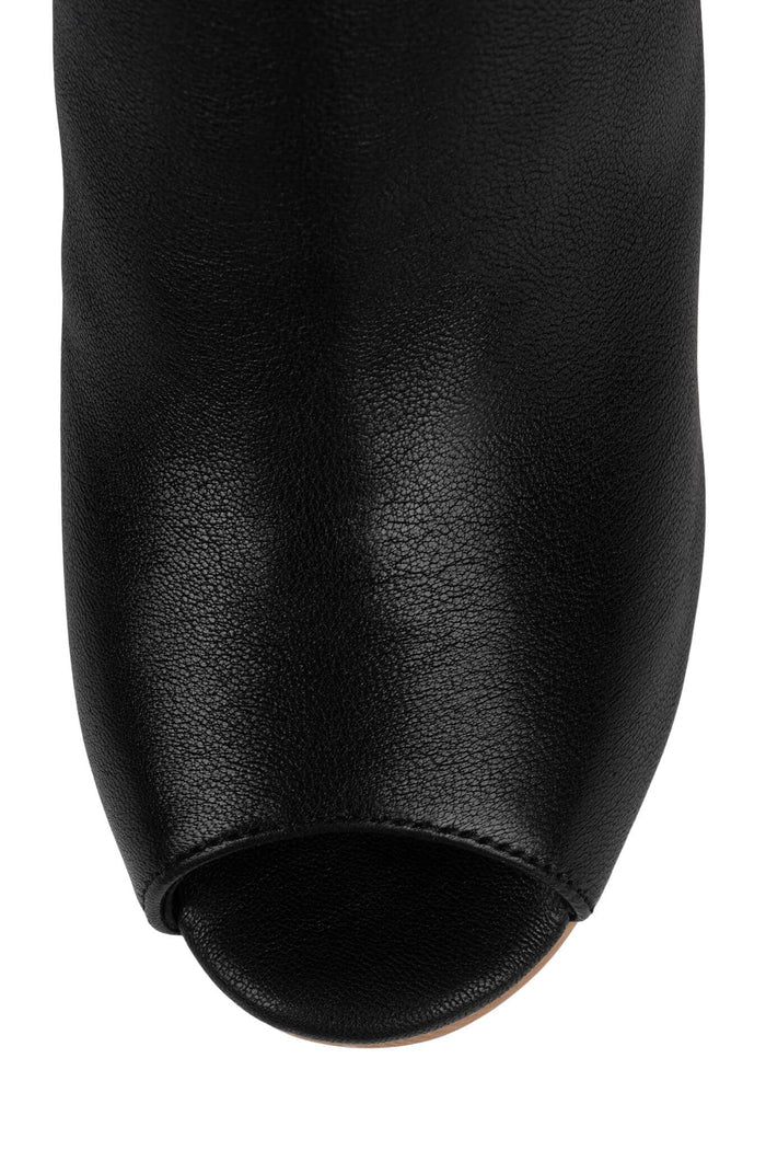 SKATE Jeffrey Campbell Wooden Wedge Platforms Black