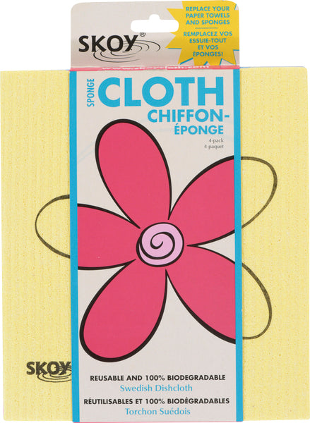 Skoy Cloth 4 pack assorted colours