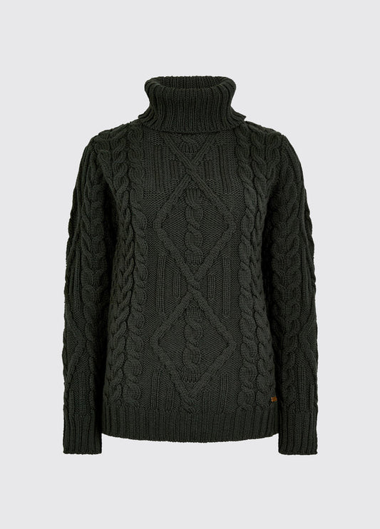 Somers Women’s roll-neck sweater - Olive