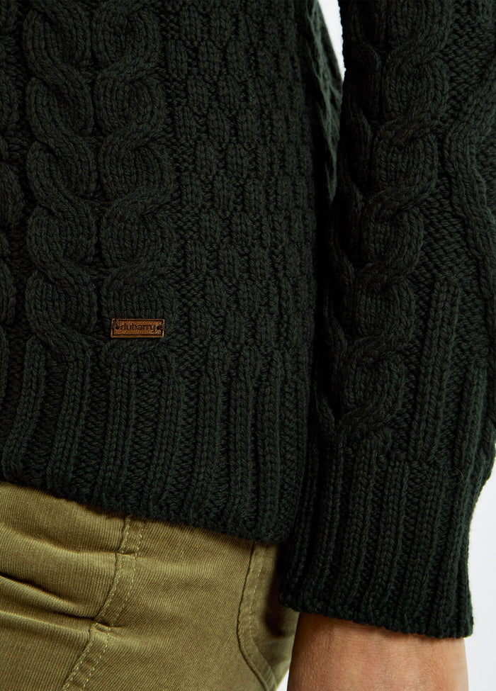 Somers Women’s roll-neck sweater - Olive