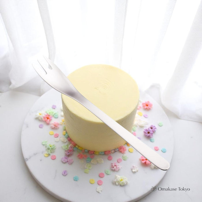 Sori Yanagi #1250 Stainless Steel Cake Fork