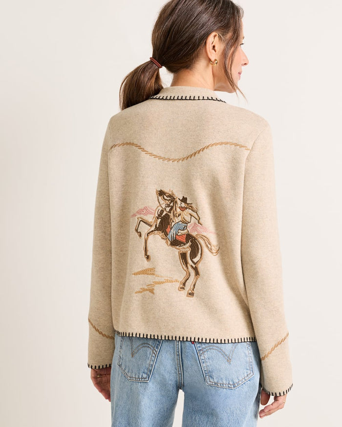 Souvenir Cardigan by Pendleton in Natural