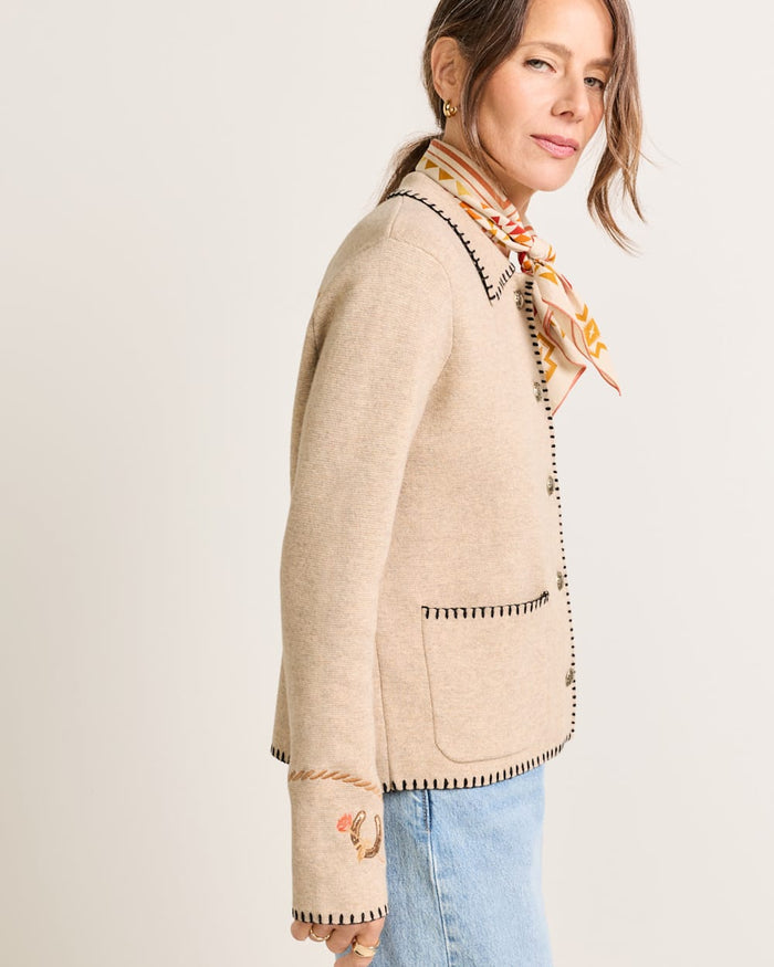Souvenir Cardigan by Pendleton in Natural