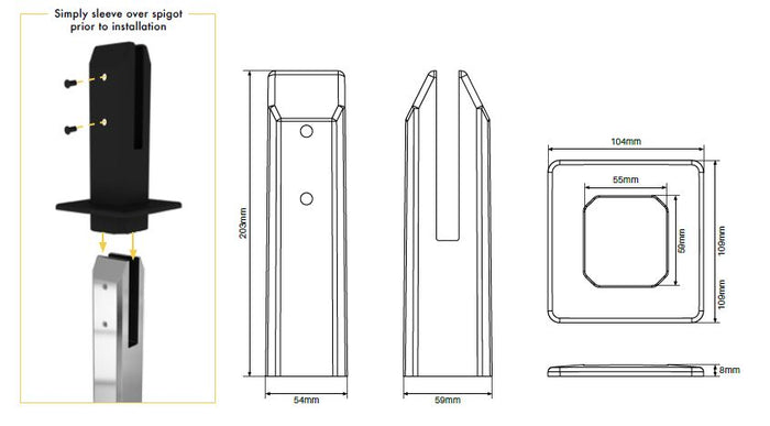 Spigot insulator for Core Drill Madrid Spigots - Image 2