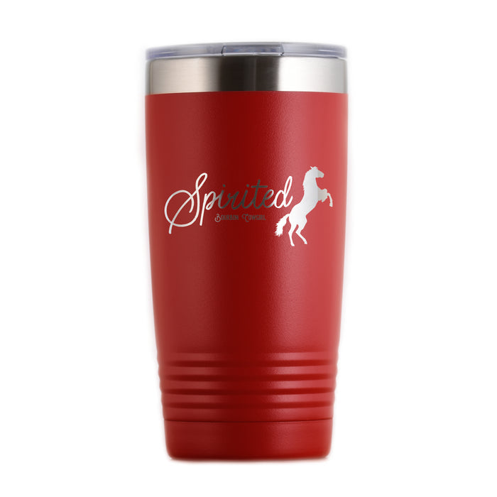 Red Spirited tumbler