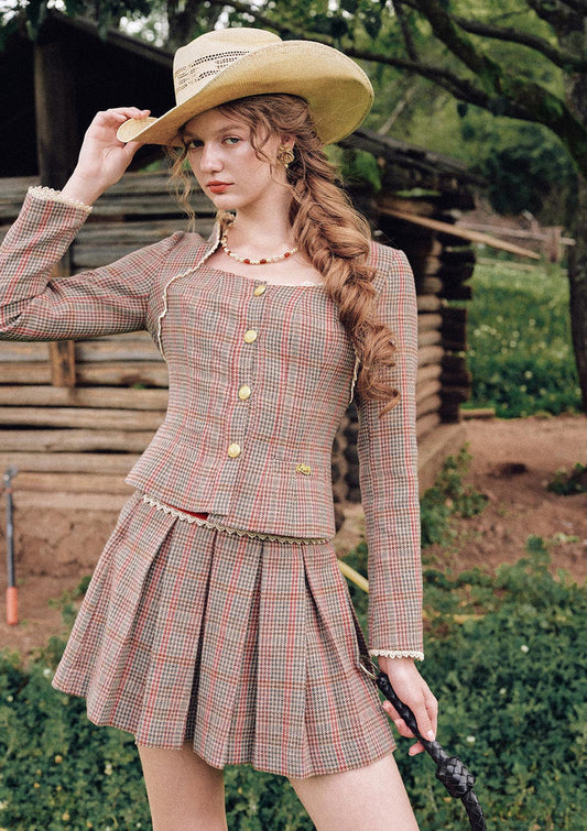St. Paul Pastoral Houndstooth Jacket