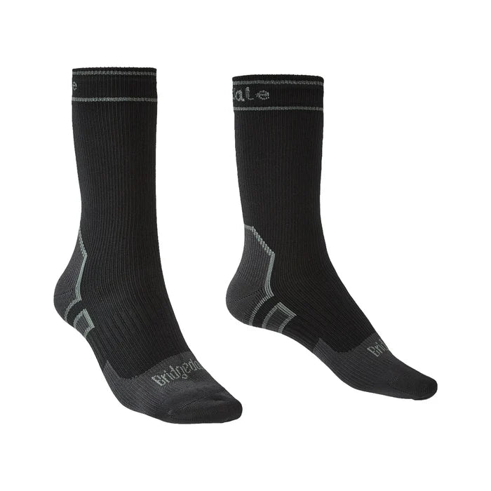 גרביים אטומות למים Bridgedale Storm Lightweight Boot, שחור/אפור