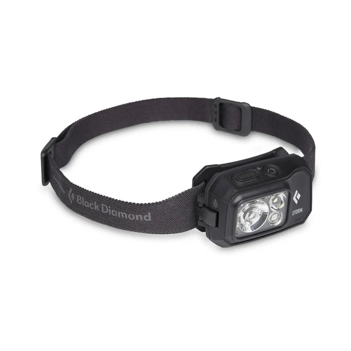 פנס ראש שחור Storm 450 Black Diamond: תאורה עוצמתית לטיולים, קמפינג וטיפוס הרים.