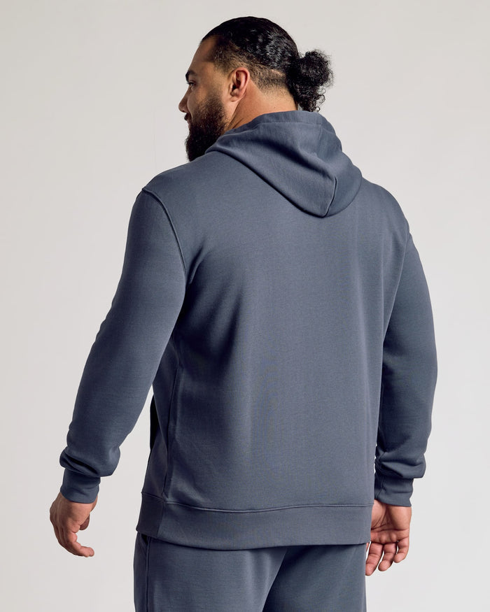 Man wearing Stormy Full Zip Fleece Hoodie & Jogger 2-Pack.