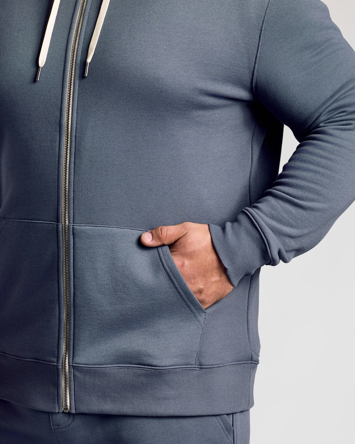 Stormy Full Zip Fleece Hoodie & Jogger 2-Pack with kangaroo pocket.
