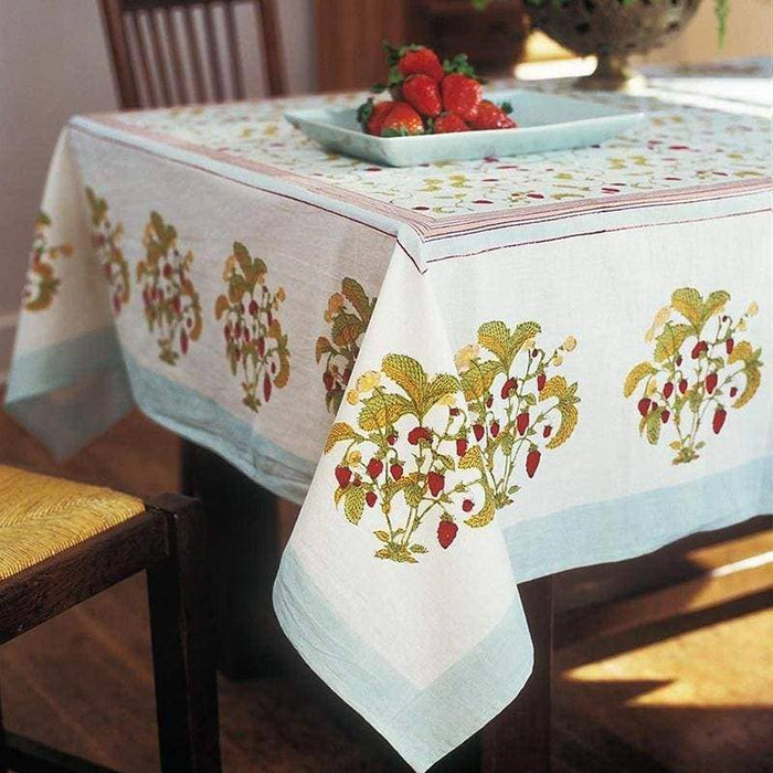 Strawberry Blue | French Tablecloths