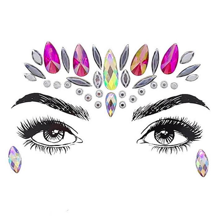 Strawberry Empress Face Gems