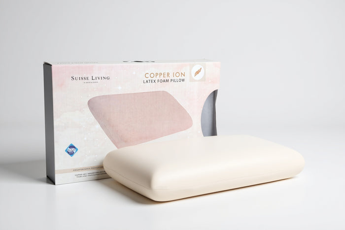 Suisse Living Copper Ion Latex Foam Pillow