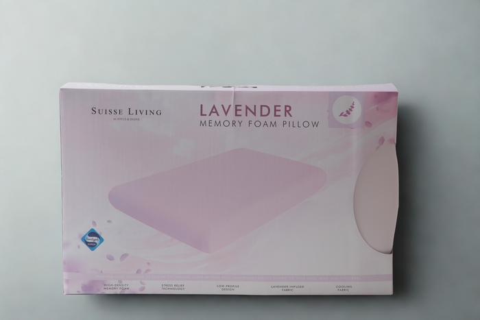 Suisse Living Lavender Memory Foam Pillow