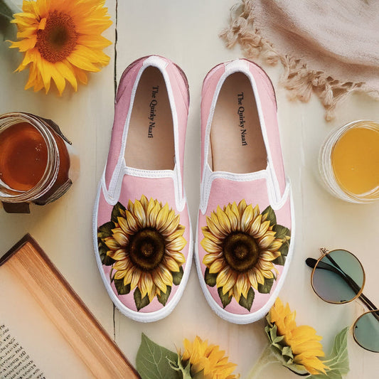 Sunflower Days Slipons - The Quirky Naari