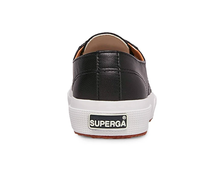Superga Low - Black Leather
