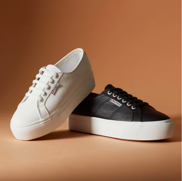 Superga Low - White Leather