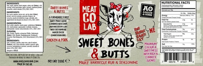 Sweet Bones & Butts Rub 200g
