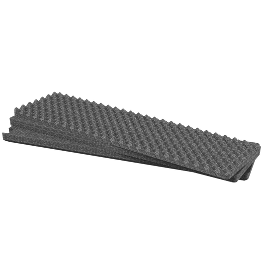 Stack of 3 layers of flexible foam, replacement foam for 1750 Pelican style case