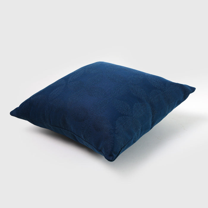 Telas De Mercato Inara Blue Printed Cushion Cover
