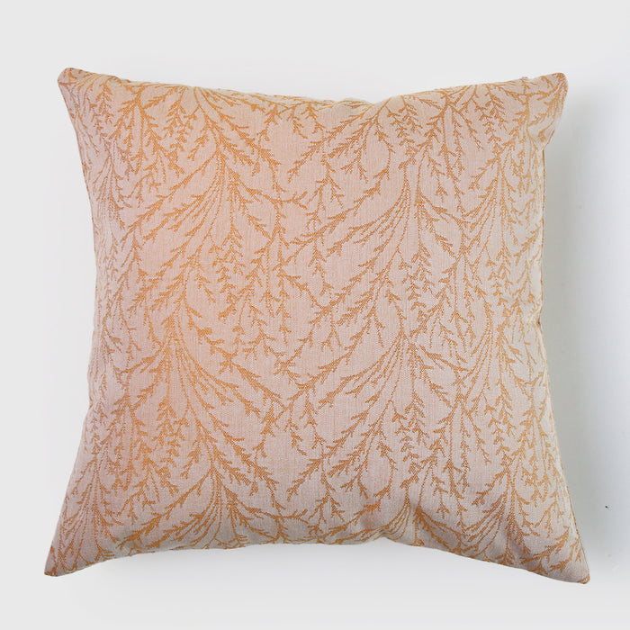 Telas De Mercato Marine Beige Printed Cushion Cover