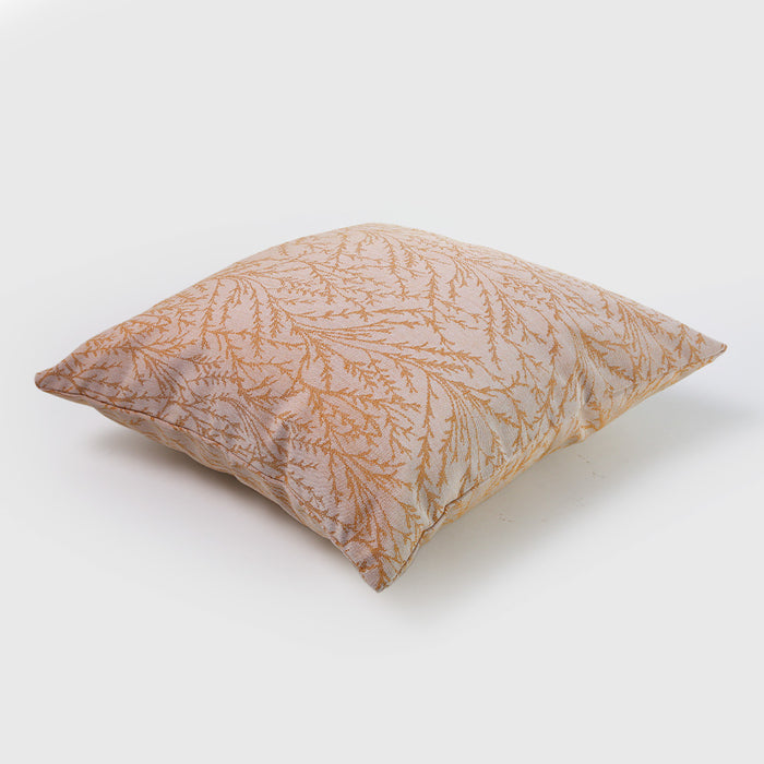 Telas De Mercato Marine Beige Printed Cushion Cover