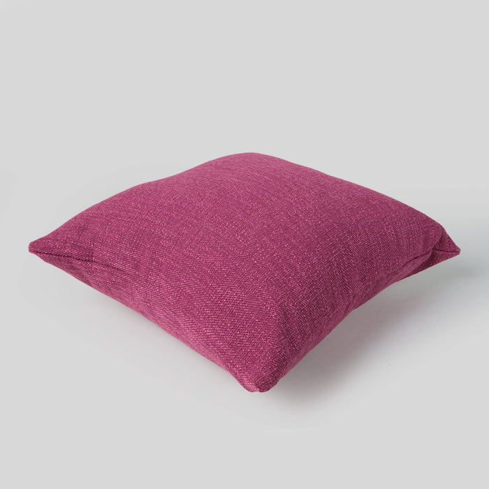 Telas De Mercato Trento Fushia Plain Cushion Cover