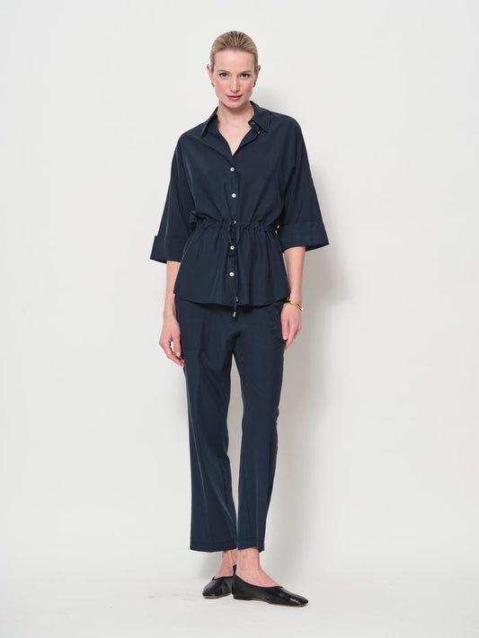Tencel Cropped Pants