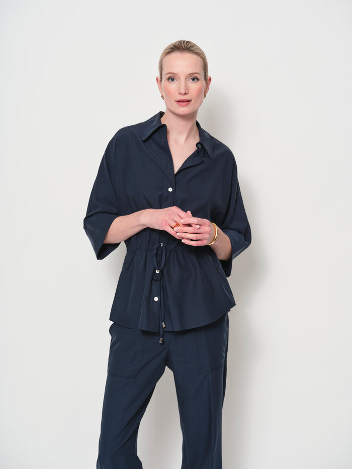 Tencel Cropped Pants