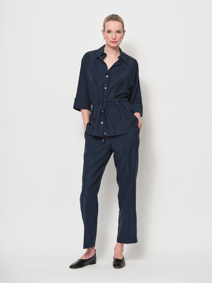 Tencel Cropped Pants