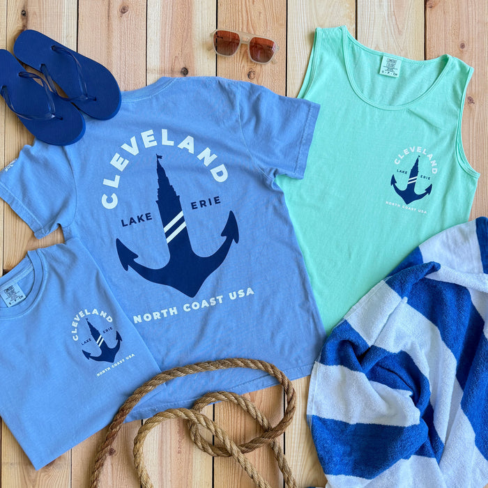 Terminal Tower Anchor - Unisex Tank Top - Island Reef