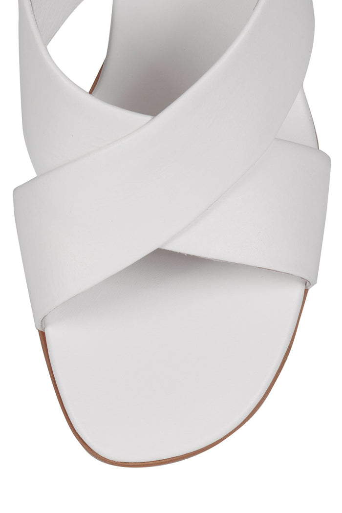 TETRA Jeffrey Campbell Heeled Sandal White