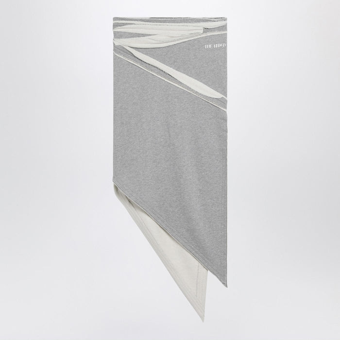 Skirts The Attico - Asymmetric grey mélange cotton skirt Brand