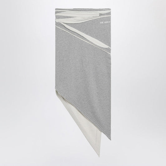 Skirts The Attico - Asymmetric grey mélange cotton skirt Brand
