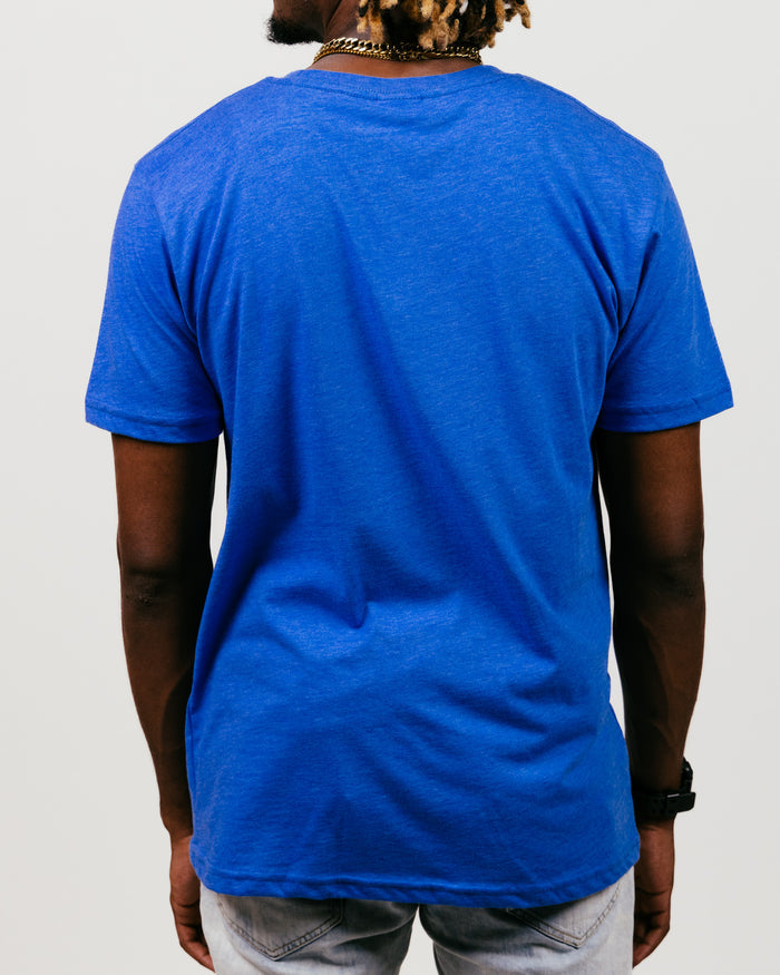 Royal Blue The Boys Are Playin' Ball Vintage T-Shirt Back
