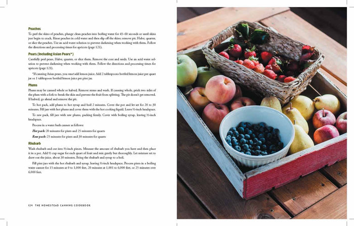 The Homestead Canning Cookbook: Paperback / English