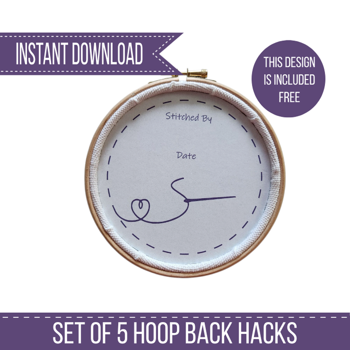 The Hoop Back Hack - Hearts Version by Peppermint Purple