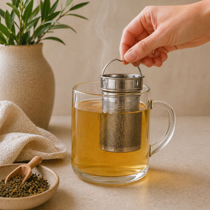 Go-For-Zero-Australia-The-Loose-Tea-Company-Stainless-Steel-Cup-Tea-Strainer-Styled